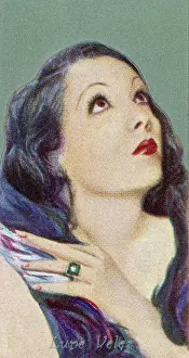 Lupe Velez, Film Favourites series, collectible Godfrey Phillips cigarette card, 1934