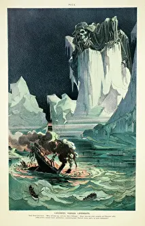 Prints of Luxuries Versus Lifeboats: The Grim Spectre - Why all this hue and cry about lifeboats A Visual Journey Through the Legacy of the World’s Most Infamous Ship: Luxuries Versus Lifeboats