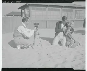 Malibu Prints: Lyle Talbot Photographing Couple