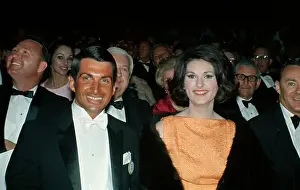 Lynda Byrd Johnson Sitting Next to George Hamilton