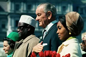 Lyndon B. Johnson with Mohamed Ibrahim Egal