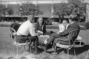 Indifference Prints: Lyndon Johnson Conferring with Others