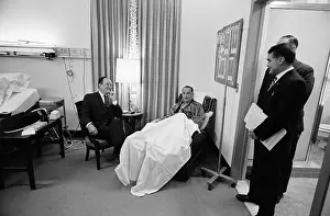 Assistant Prints: Lyndon Johnson In Hospital Room