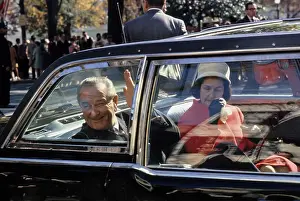 Huty34490 Prints: Lyndon Johnson And Lady Bird Johnson