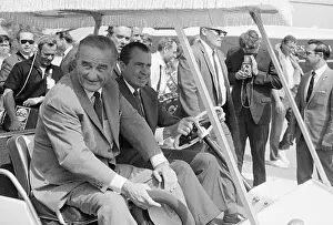 Lyndon Johnson and Richard Nixon