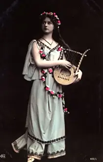 Colour Format Prints: Lyre Player