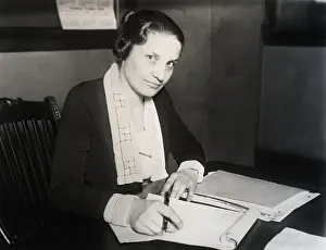 Mabel Walker Willibrandt at Her Desk