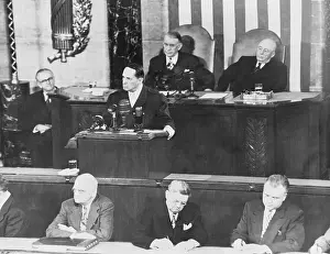 Speaker Of The U Prints: MacArthur Addressing Congress