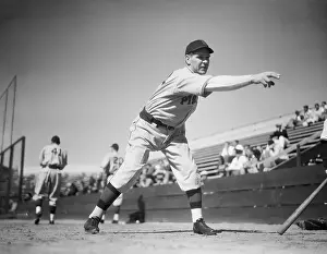 San Bernardino Prints: Mace Brown in Pitching Position