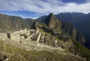 Inca Prints: Machu Picchu, UNESCO World Heritage Site, Aguas Calientes, Peru, South America