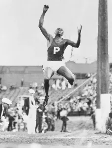 Des Moines Prints: Mack Robinson Jumping Broad Jump