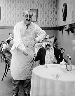 Waiter Prints: Mack Swain and Chester Conklin