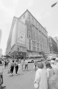 Macy And Company Prints: Macy's with Huge Banner in Manhattan