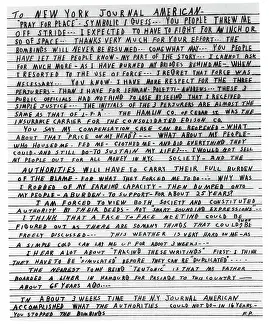 Crime Prints: Mad Bomber