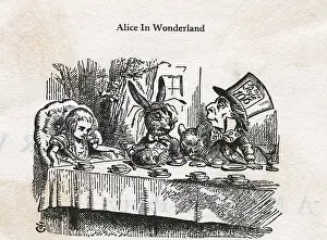 Hospitality Prints: A Mad Tea Party by John Tenniel