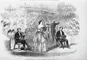 Madame Goldschmidt (Jenny Lind) at Exeter Hall Illustration
