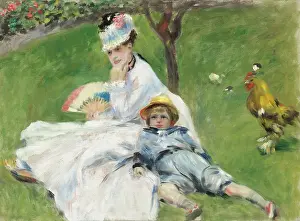 Chicken Prints: Madame Monet And Her Son