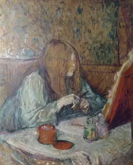 Henri De Toulouse Lautrec Prints: Madame Poupoule at toilet, by Henri de Toulouse-Lautrec
