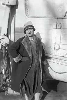 Madame Rubinstein After Arrival in City