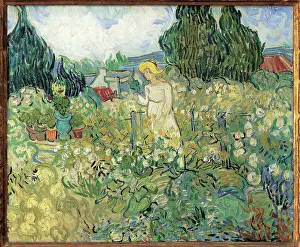 Picture Frame Prints: Madamoiselle Gachet in Her Garden at Auvers