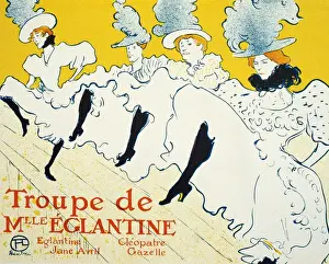 Henri De Toulouse Lautrec Prints: Mademoiselle Eglantines Company