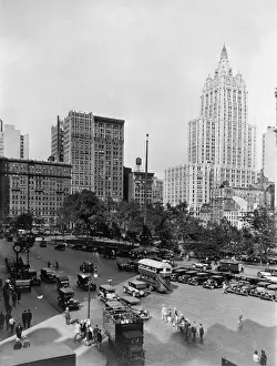 T845927 Prints: Madison Square Park