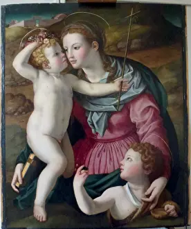 Madonna with Child and Saint John