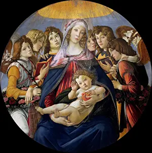 Florentine School Prints: Madonna Of The Pomegranate (Madonna Della Melagrana)