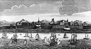 Landscape Vessel Ship Water Prints: Madras Seaport
