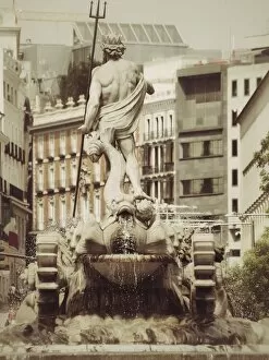 Images Dated 3rd August 2015: Madrid, Fountain of Neptune