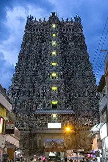 Images Dated 4th November 2013: Madurai Meenakshi Amman Temple, Tamil Nadu