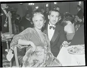 Mae Clarke Posing with Party Escort