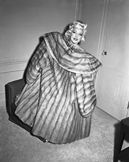Mae West Modeling Coat