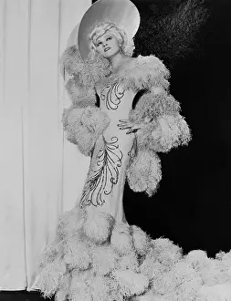 Mae West Posing in a Gown