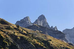 Maedelegabel mountain, Allgaeu Alps, Upper Allgaeu, Allgaeu, Swabia, Bavaria, Germany, Europe, Oberstdorf, Bavaria