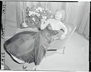 Magda Gabor on Lounger