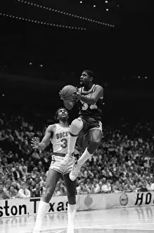 Houston Prints: Magic Johnson Going for Lay up
