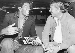 Magic Johnson and Jerry Buss