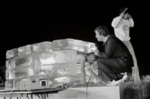 Magician Exiting from Frozen Ice