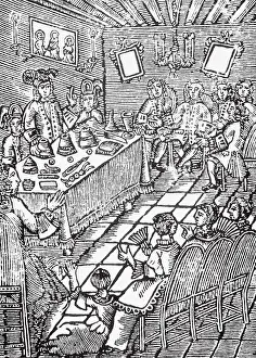 Magic Prints: Magician Performing Seance