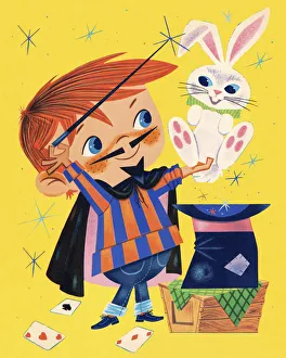 Magic Wand Gallery: Magician and Rabbit