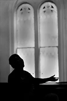 Big Band Prints: Mahalia Jackson Sings At A Church Service