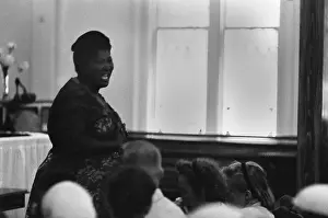 Big Band Prints: Mahalia Jackson Sings At A Church Service