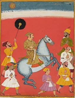 Horseman Prints: Maharana Raj Singh Riding