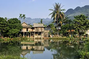 Mai Chau, a village where ethnic minorities live, Vietnam, Southeast Asia