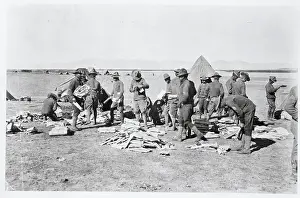 Mail Prints: Mail Carriers In Front Of Tent