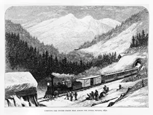 Transport North Prints: Mail Train