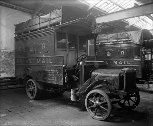 Reinhold Thiele (1856-1921) Prints: Mail Van