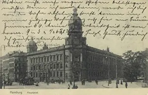 North Germany Prints: Main post office, Hamburg, Germany