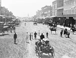 Town Scene Prints: Main Street in Atchison, Kansas